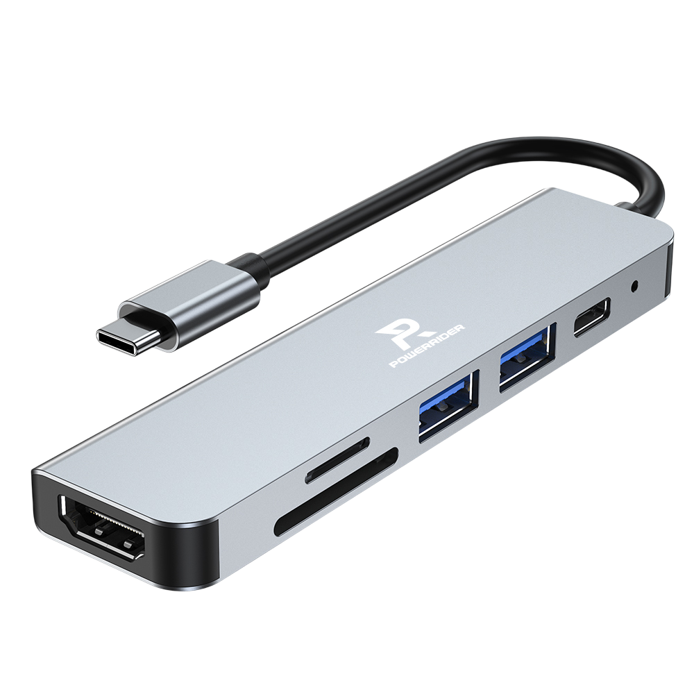 六合一 PD充電傳輸集線器